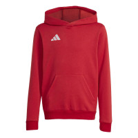 adidas Entrada 26 Hoodie Joggingpak Kids Rood Zwart