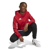 adidas Entrada 26 Hoodie Joggingpak Kids Rood Zwart
