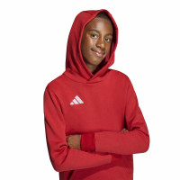 adidas Entrada 26 Hoodie Joggingpak Kids Rood Zwart