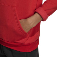 adidas Entrada 26 Hoodie Joggingpak Kids Rood Zwart