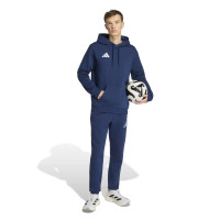 adidas Entrada 26 Hoodie Sweatsuit Dark Blue White