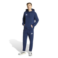 adidas Entrada 26 Hoodie Sweatsuit Dark Blue White