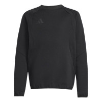 adidas Tiro Travel Crew Sweater Kids Zwart
