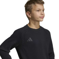 adidas Tiro Travel Crew Sweater Kids Zwart