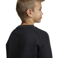 adidas Tiro Travel Crew Sweater Kids Zwart