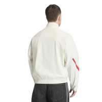 adidas Ajax Anthem Training Jacket 2025-2026 White Red