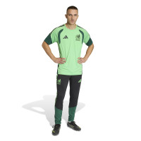 adidas Mexico Trainingsbroek 2026-2028 Zwart Lichtgroen Groen