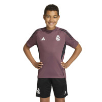 adidas Real Madrid Training Set 2025-2026 Kids Purple Black White