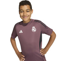 adidas Real Madrid Training Set 2025-2026 Kids Purple Black White