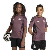 adidas Real Madrid Training Shirt 2025-2026 Kids Purple Black White
