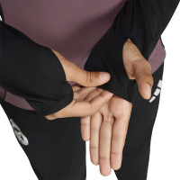 adidas Real Madrid Trainingspak 1/4-Zip 2025-2026 Kids Paars Zwart Wit