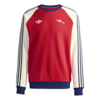 adidas Arsenal Originals Crew Sweater Rood Wit Donkerblauw