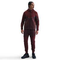 Nike Tech Fleece Sportswear Joggingbroek Donkerrood Rood