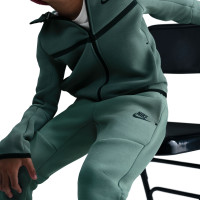 Nike Tech Fleece Sportswear Trainingspak Kids Donkergroen Zwart