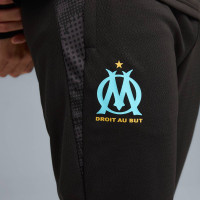 PUMA Olympique Marseille Training pants 2025-2026 Black Light Blue