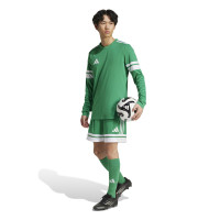 adidas Squadra 25 Voetbalshirt Lange Mouwen Groen Wit