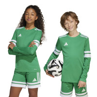 adidas Squadra 25 Voetbalshirt Lange Mouwen Kids Groen Wit
