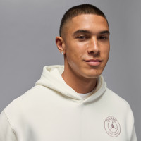 Nike Paris Saint-Germain x Jordan Hoodie 2025-2026 Gebroken Wit