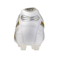 Mizuno Morelia II Pro Gras / Kunstgras Voetbalschoenen (MG) Wit Goud Zilver