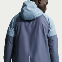 Nike Sportswear Sports Casual Tracksuit Light Blue Dark Blue