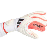adidas Copa Pro Fingersave Goalkeeper Gloves White Red Black
