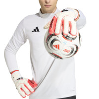 adidas Copa Pro Fingersave Goalkeeper Gloves White Red Black