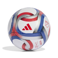 adidas MLS Training Ballon de Foot Taille 5 Blanc Rouge Bleu