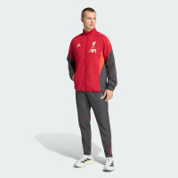 adidas Liverpool Presentation Training pants 2025-2026 Grey Red Silver