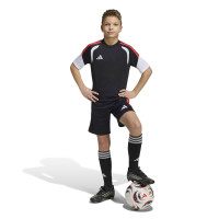 adidas Tiro 26 League Kids Football Kit Black Red