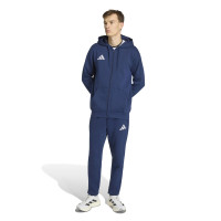 adidas Entrada 26 Joggingpak Full-Zip Vest Donkerblauw Wit