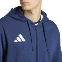 adidas Entrada 26 Sweatsuit Full-Zip Vest Dark Blue White