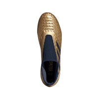 adidas PREDATOR 19.3 Gras Voetbalschoenen (FG) Laceless Goud Blauw Rood