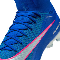 Nike Zoom Mercurial Superfly 10 Elite Kunstgras Voetbalschoenen (AG) Blauw Wit Felroze