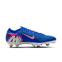 Nike Zoom Mercurial Vapor 16 Elite Iron Stud Football Boots (SG) Pro Player Blue White Hot Pink