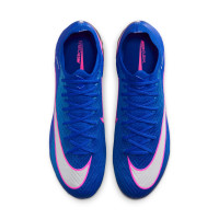Nike Zoom Mercurial Vapor 16 Elite Iron Stud Football Boots (SG) Pro Player Blue White Hot Pink