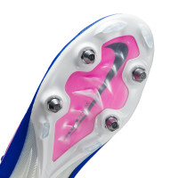Nike Zoom Mercurial Vapor 16 Elite Iron Stud Football Boots (SG) Pro Player Blue White Hot Pink