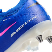 Nike Zoom Mercurial Vapor 16 Elite Iron Stud Football Boots (SG) Pro Player Blue White Hot Pink