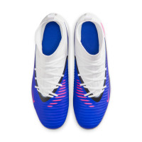 Nike Phantom 6 High Club Grass/Artificial Grass Football Boots (MG) Blue White Hot Pink