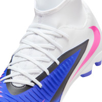 Nike Phantom 6 High Club Grass/Artificial Grass Football Boots (MG) Blue White Hot Pink