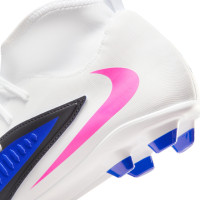 Nike Phantom 6 High Club Grass/Artificial Grass Football Boots (MG) Blue White Hot Pink