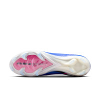 Nike Zoom Mercurial Superfly 10 Elite Gras Voetbalschoenen (FG) Blauw Wit Felroze