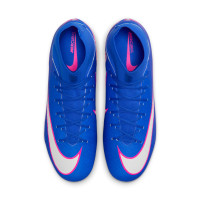Nike Zoom Mercurial Superfly 10 Academy Grass/Artificial Grass Football Boots (MG) Blue White Hot Pink