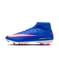Nike Zoom Mercurial Superfly 10 Academy Grass/Artificial Grass Football Boots (MG) Blue White Hot Pink