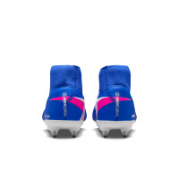 Nike Zoom Mercurial Superfly 10 Academy Iron Stud Football Boots (SG) Blue White Hot Pink