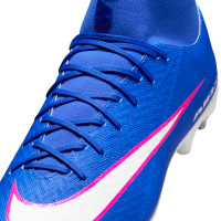 Nike Zoom Mercurial Superfly 10 Academy Iron Stud Football Boots (SG) Blue White Hot Pink