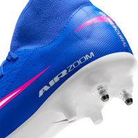 Nike Zoom Mercurial Superfly 10 Academy Iron Stud Football Boots (SG) Blue White Hot Pink