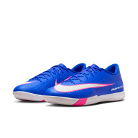 Nike Zoom Mercurial Vapor 16 Academy Zaalvoetbalschoenen (IN) Blauw Wit Felroze