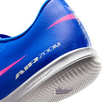 Nike Zoom Mercurial Vapor 16 Academy Zaalvoetbalschoenen (IN) Blauw Wit Felroze