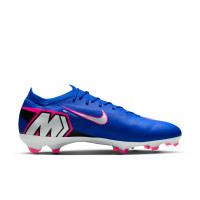 Nike Zoom Mercurial Vapor 16 Pro Gras Voetbalschoenen (FG) Blauw Wit Felroze