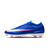 Nike Zoom Mercurial Vapor 16 Pro Gras Voetbalschoenen (FG) Blauw Wit Felroze